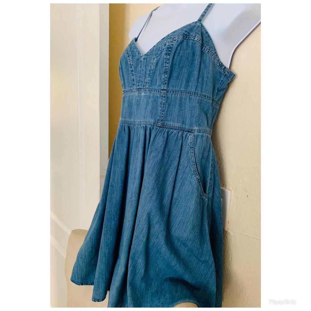 Denim blue dress 👗 - Picture 1 of 8